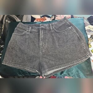 NWOT Women's Black Denim Shorts Size 13